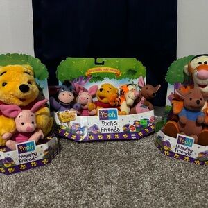 Pooh Hugging Friends Plush Set